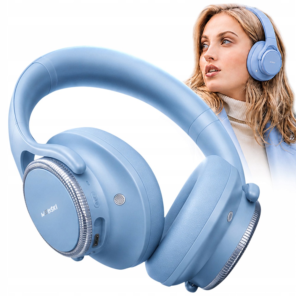 Bezdrátová Sluchátka Do Uší Bluetooth 6.0 Anc, Webski Mikrofon