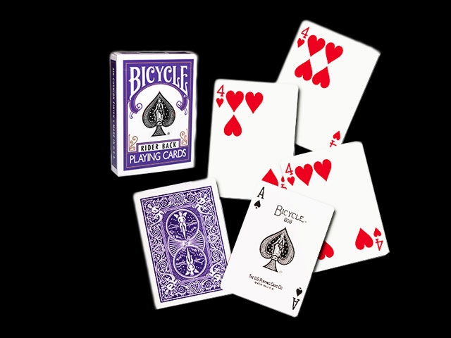 Karty Kolekcjonerskie Bicycle Fioletowe