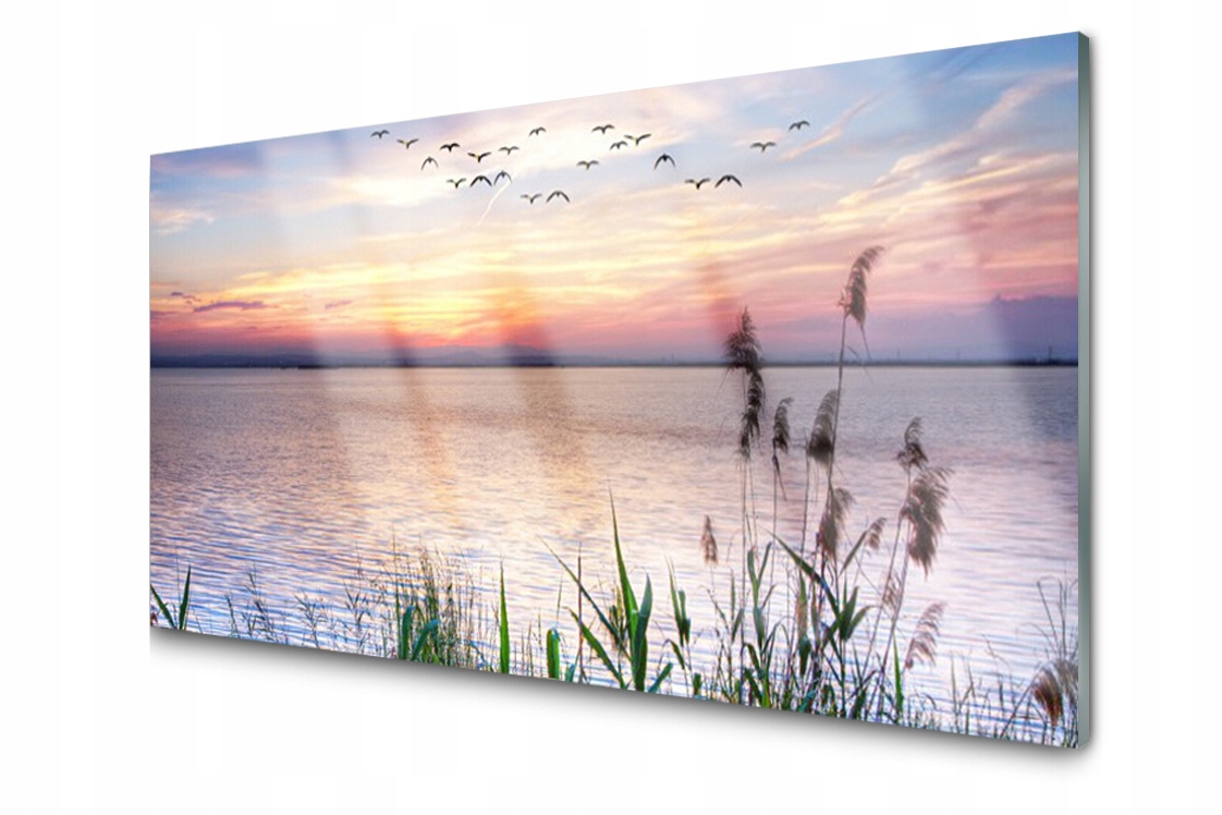 

Panel szklany Płytka Morze Patki Niebo 120x60