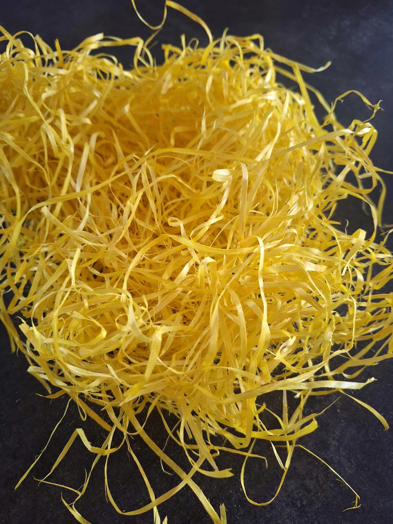 WEŁNA DRZEWNA ŻÓŁTA SIANKO WYPEŁNIACZ PACZEK PREZENTÓW 200g EAN (GTIN) 5907059002571