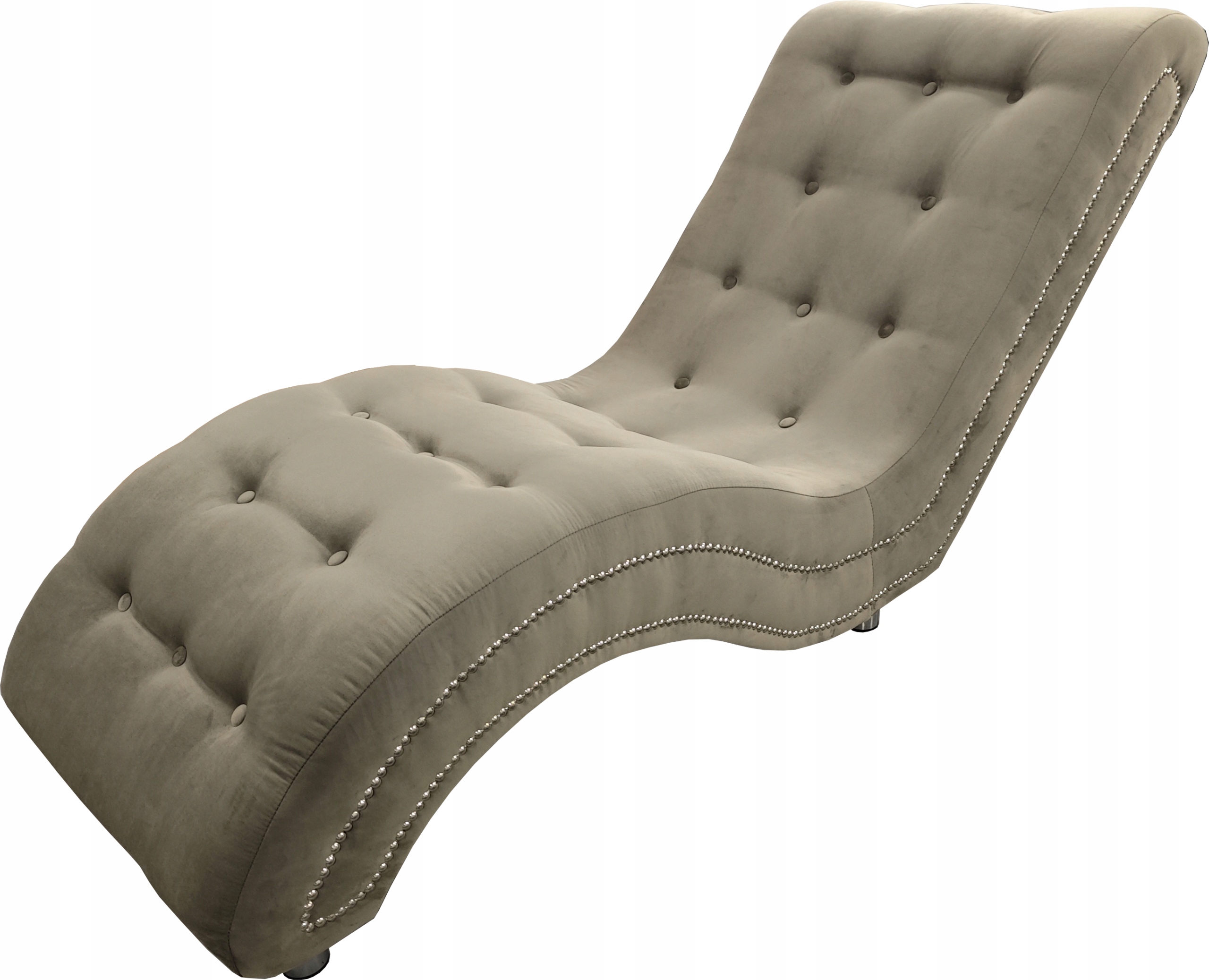 Szezlong/Leżanka pikowany Głębokość mebla 66 cm