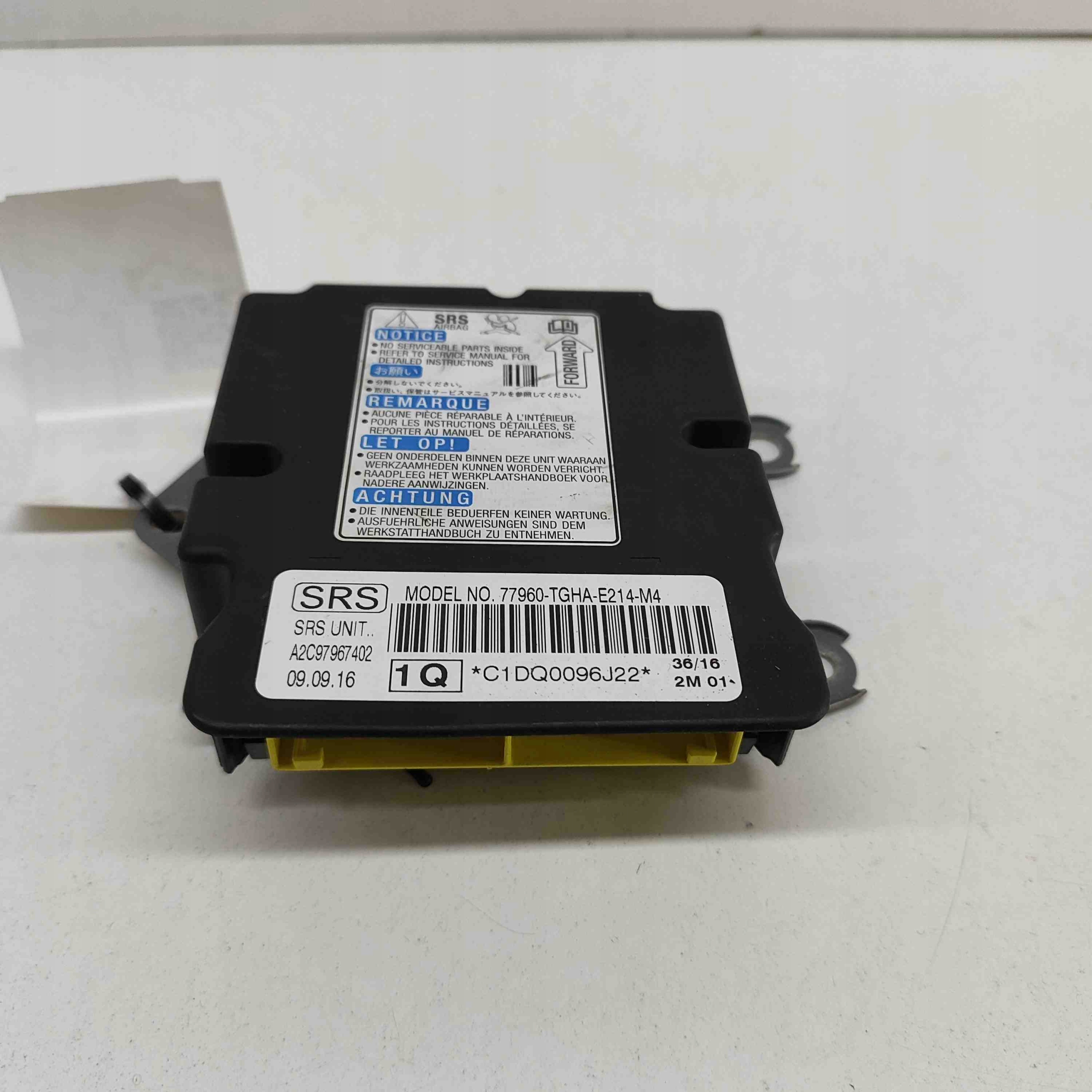 Блок airbag Honda Civic X хэтчбек (FC_, FK) A2C97967402 27303919 2.0л