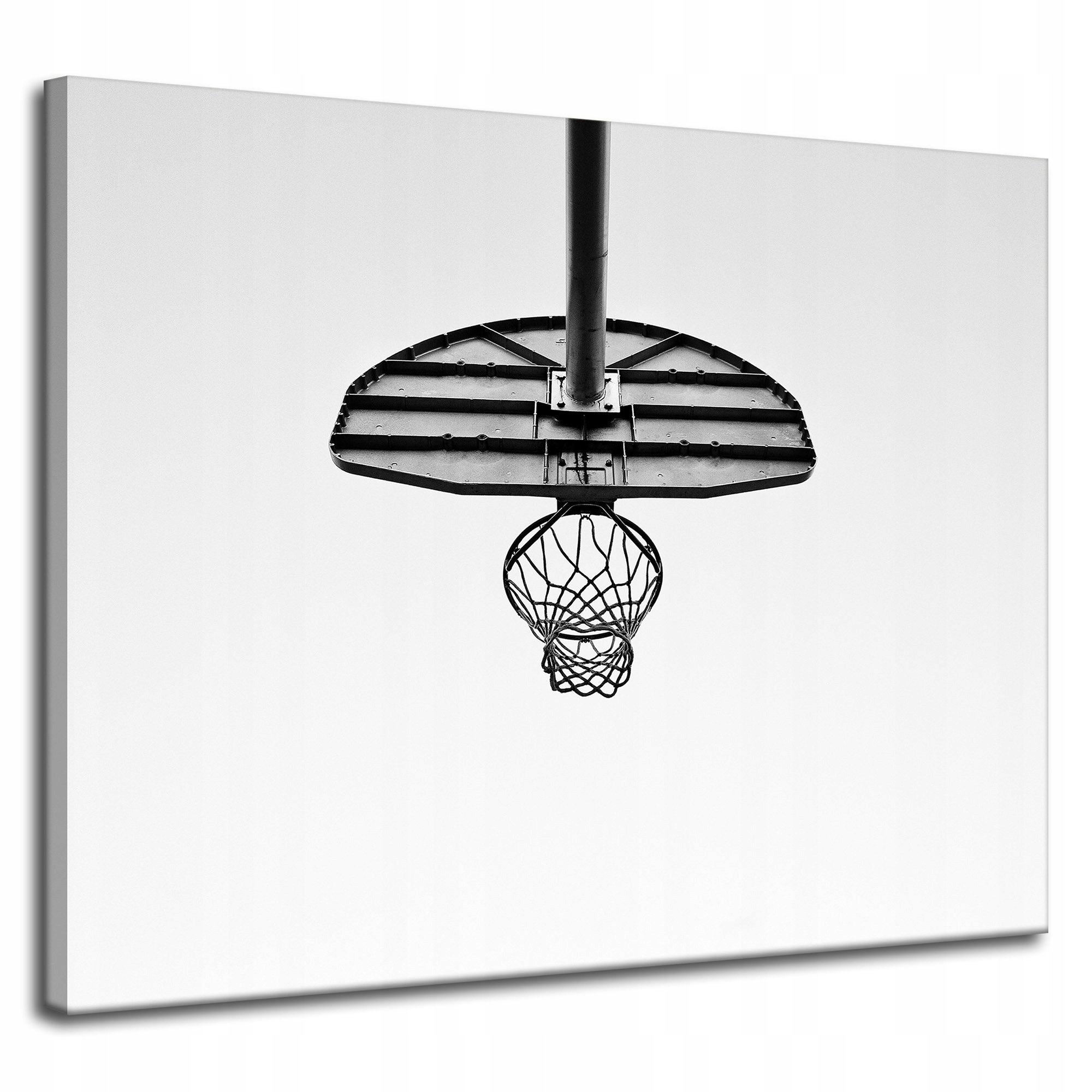 Obraz na plátně Pro Mládež koš Basketbal Černobílý 100x80