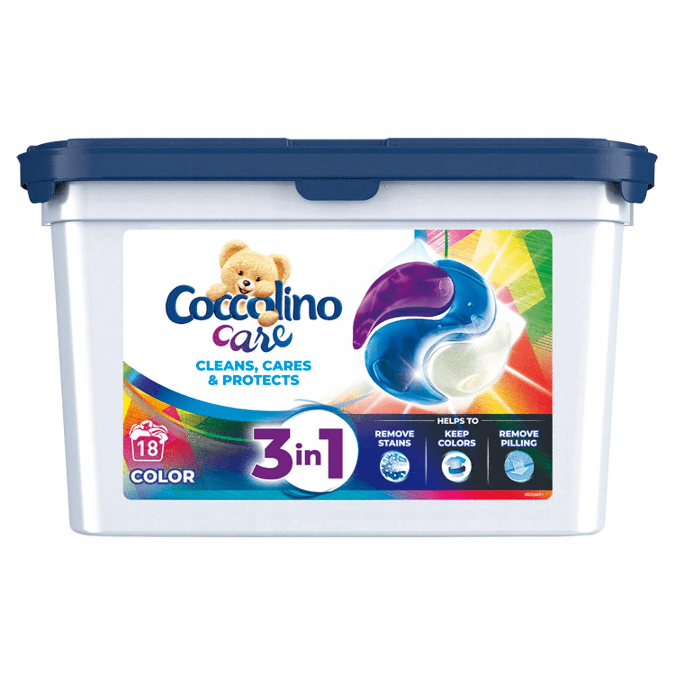 

Kapsułki do prania Coccolino Care Color 3w1 18 szt
