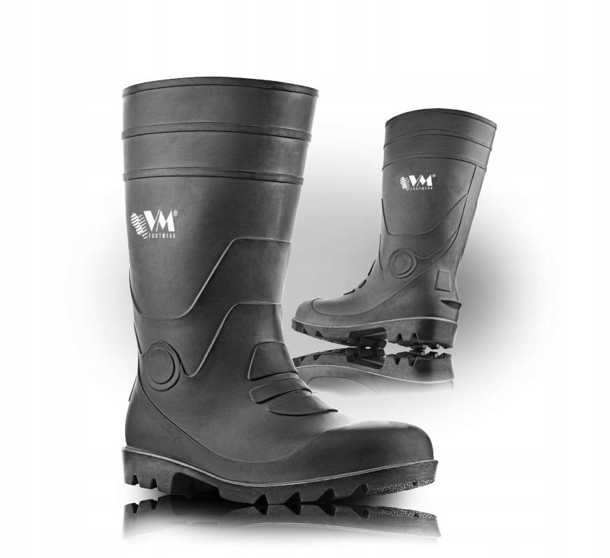 Kalosze ochronne VM Footwear Osaka S5 Sra, Pcv/nitryl czarne 44