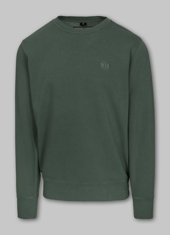 Pánská Mikina Pitbull Sportovní bez kapuce Washed Lancaster II