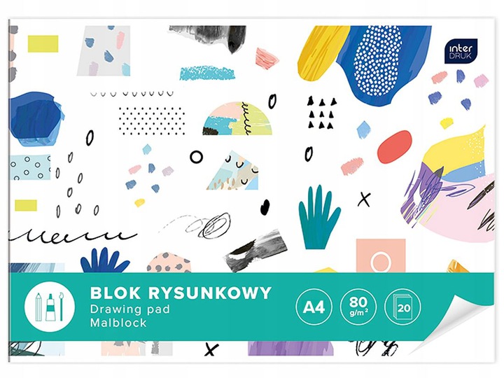 

Blok rysunkowy Interdruk 20 arkuszy A4 80g