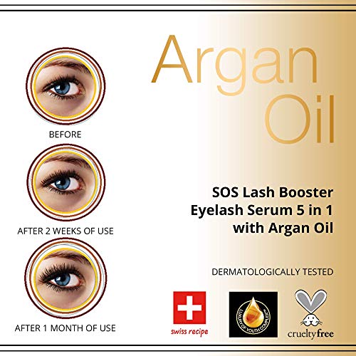 EVENILE COSMETICS Serum Do Rzęs SOS Lash Booster 5w1 Aktywator Wzrostu 10ml — miniatura 2
