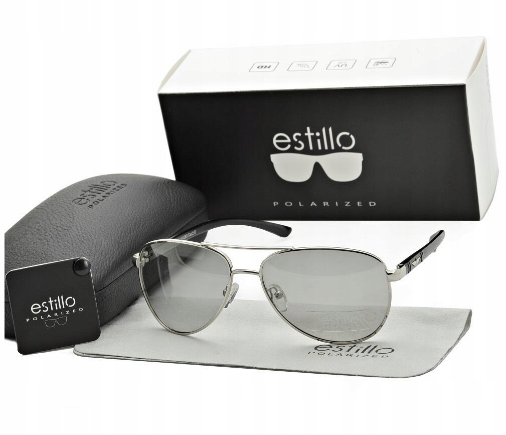 Sluneční brýle Polarizace s Fotochromem značky Estillo Bonus