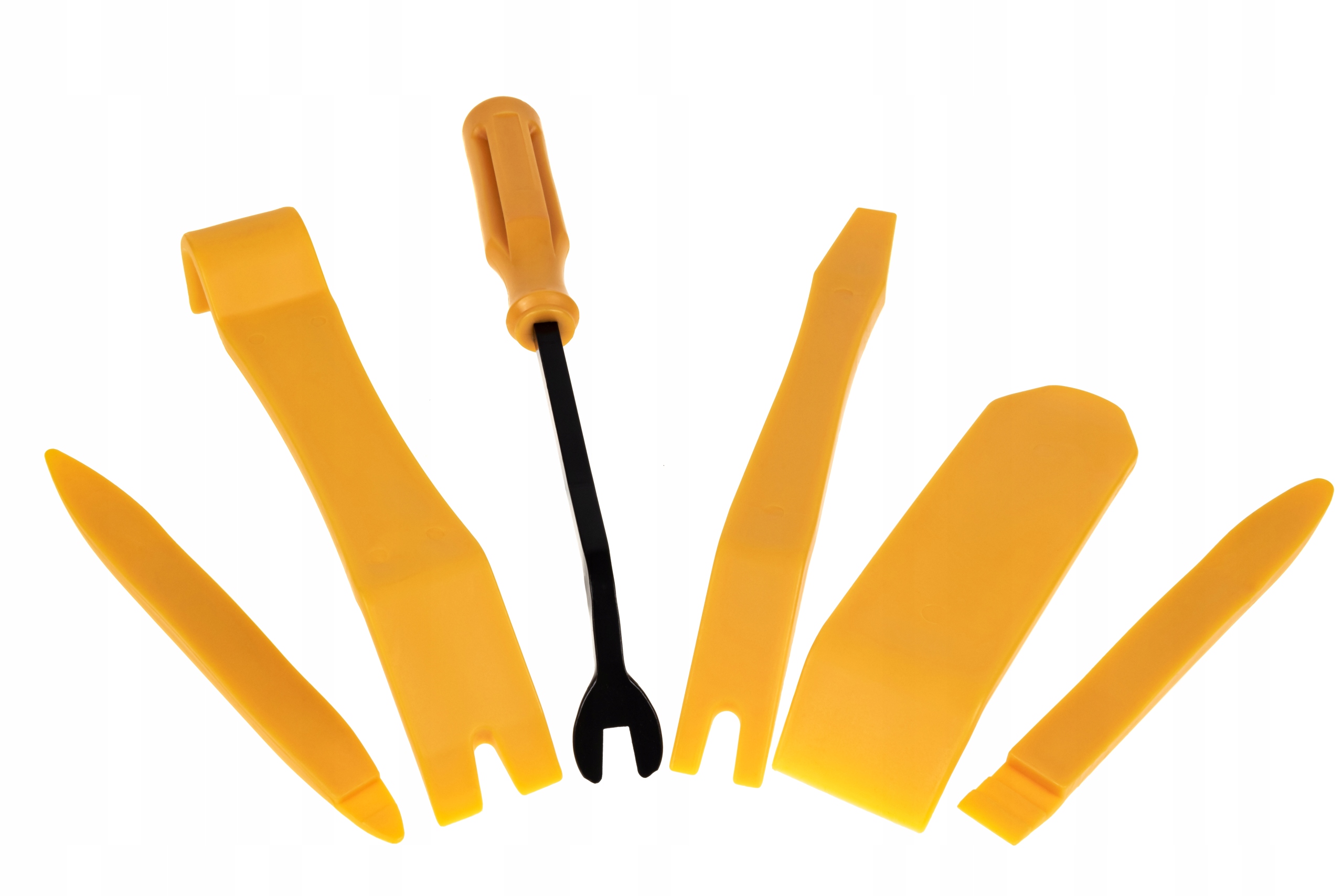 ZESTAW NARZĘDZI DO DEMONTAŻU AUDIO I TAPICERKI AUTA 6 SZT.