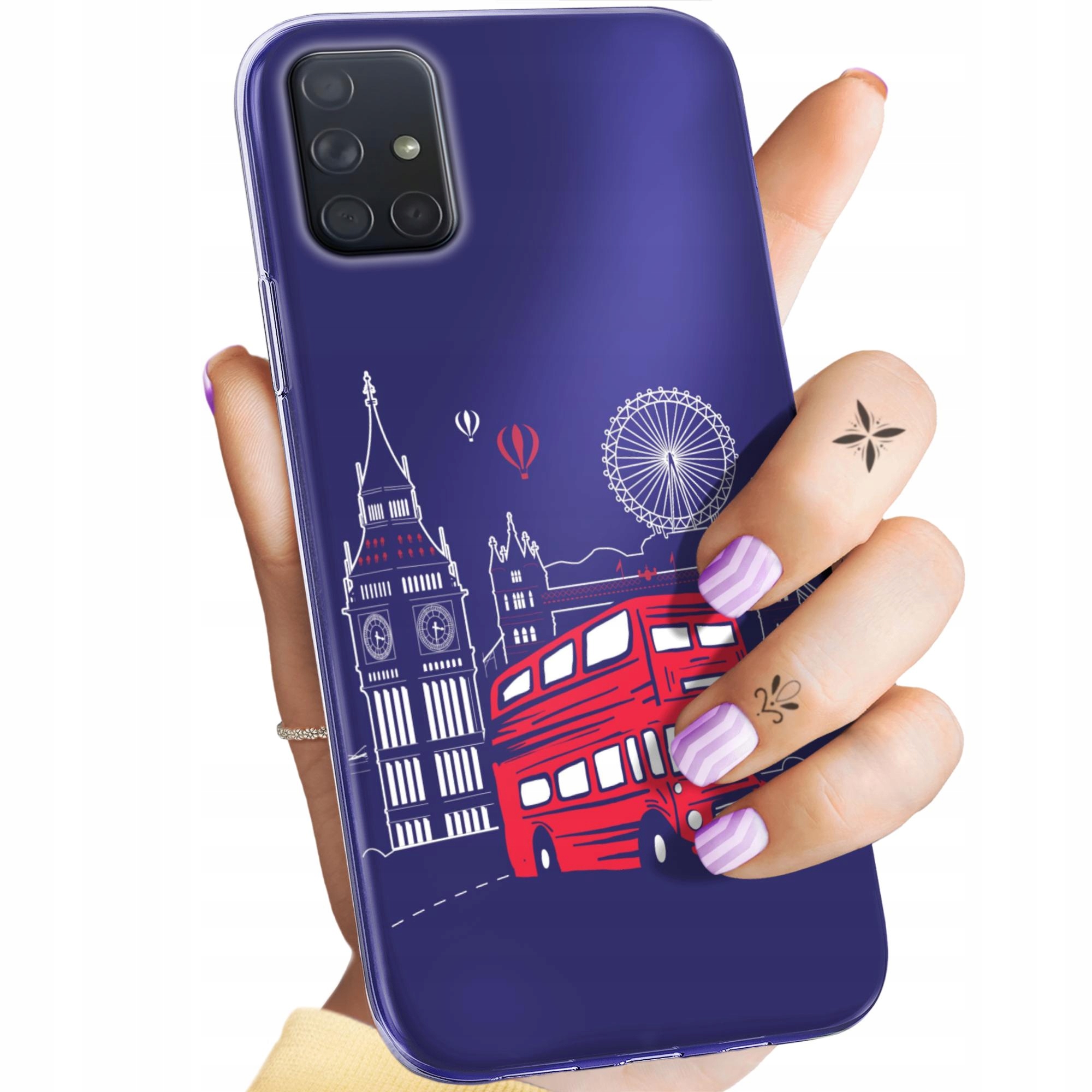 Etui Do Samsung Galaxy A71 Travel Podróż Przygoda Obudowa Pokrowiec
