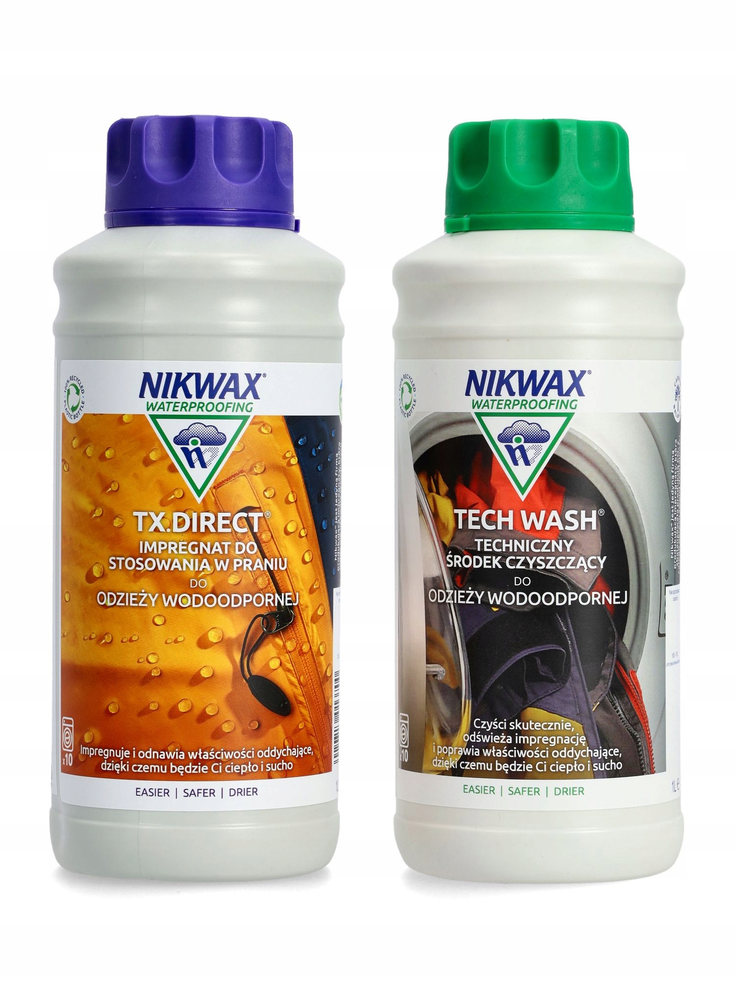 Zestaw Nikwax Twin Pack: Tech Wash Tx Direct Wash In 1L