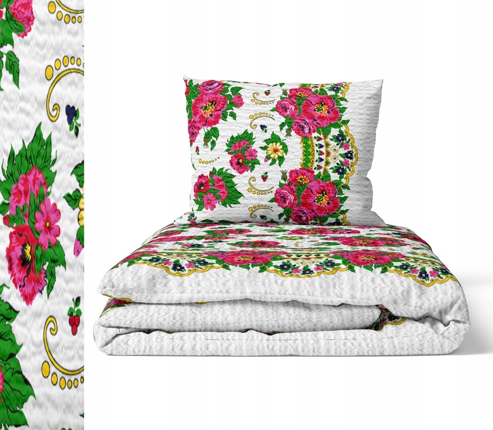 Krepové Povlečení 160x200 Povlak 70/80 Hrubá Polská Bavlna Hanka bílá