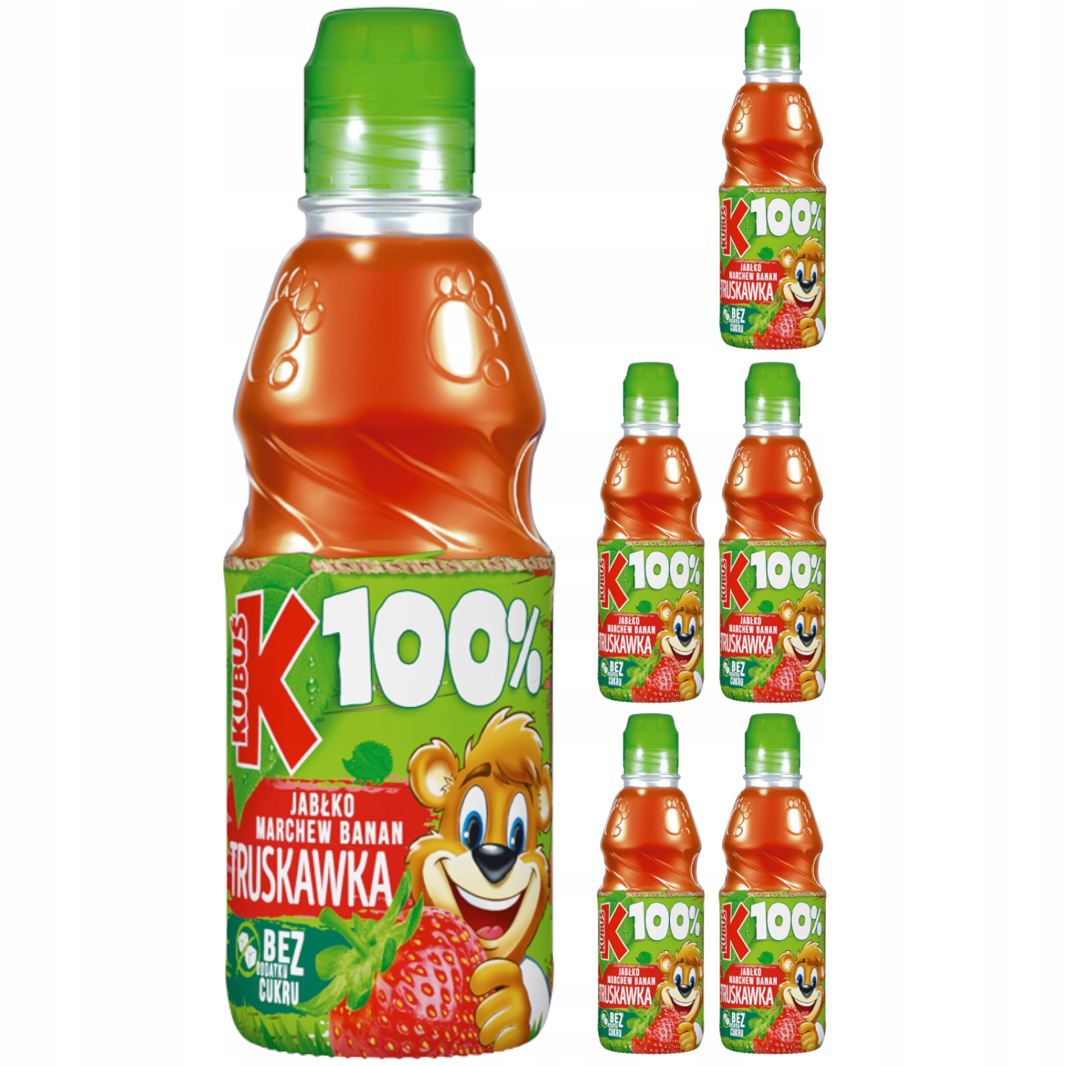Sok 100% Kubuś jabłko marchew banan truskawka 300ml