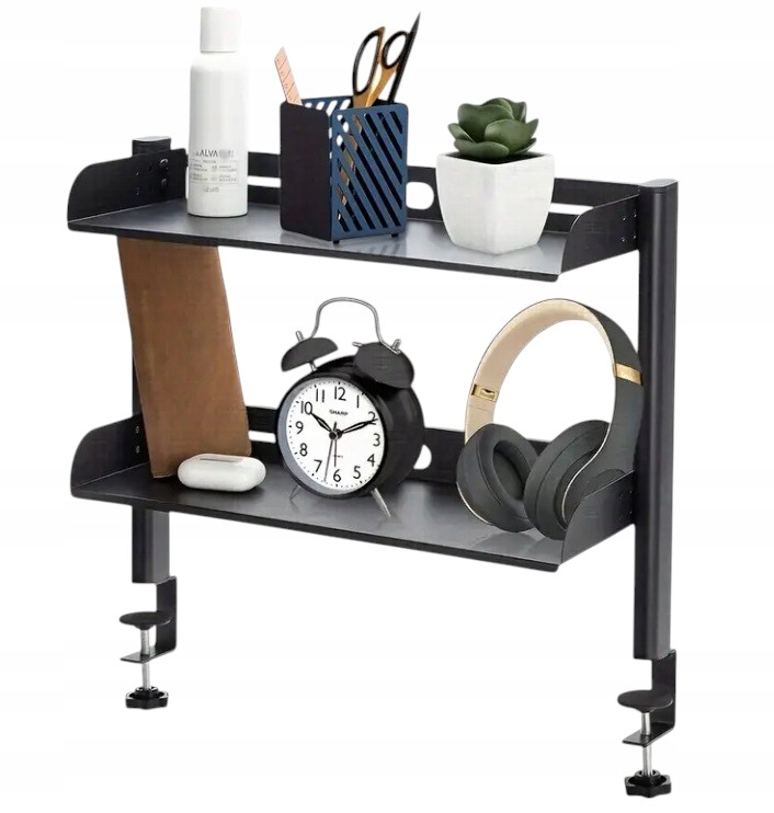 Półka na blat nadstawka uchwyt organizer biurko przewody router dekoder