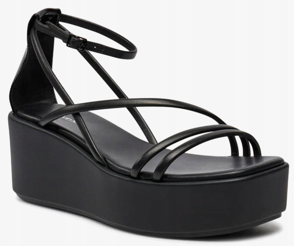 Calvin Klein Wedge Sandal 30 Lth vel 40