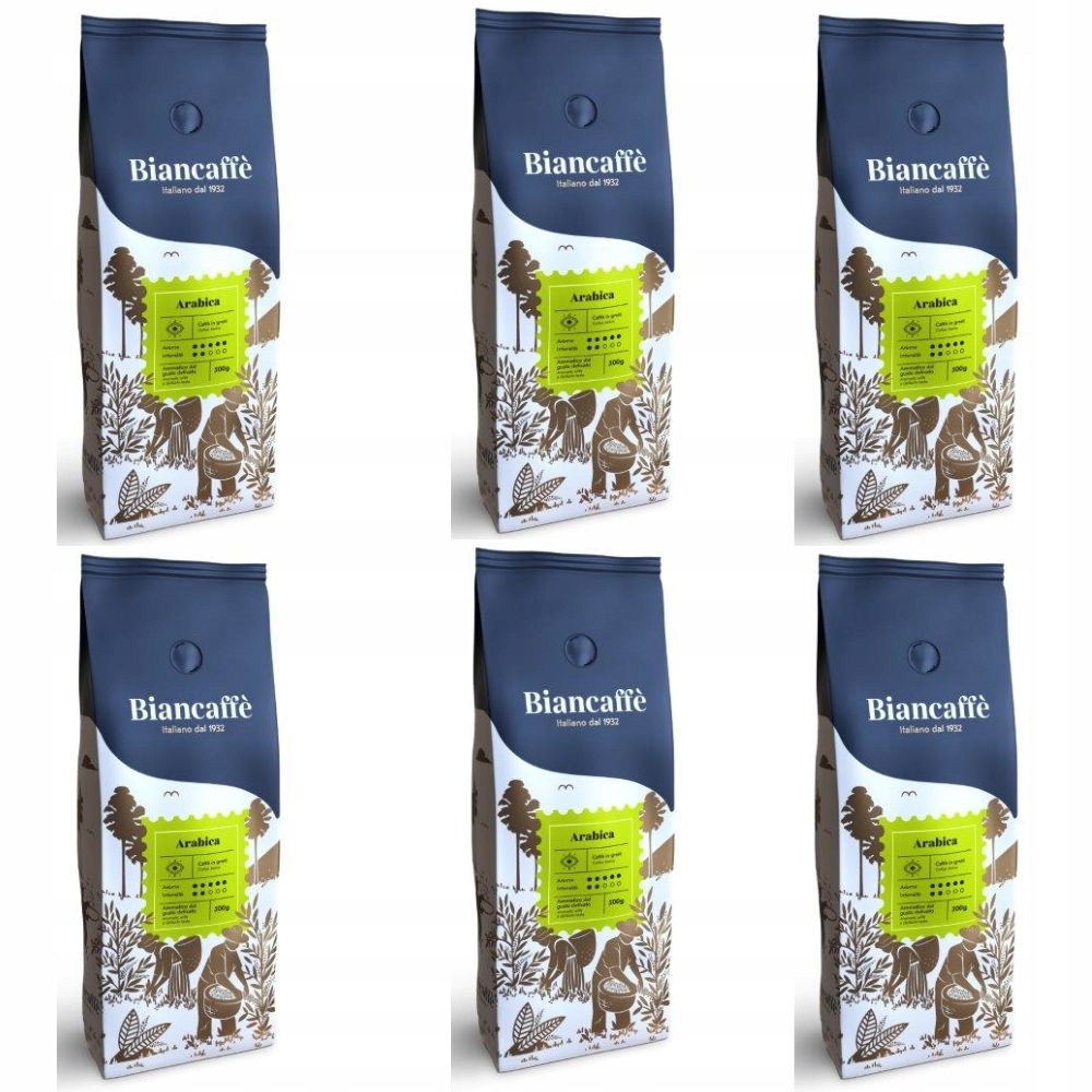 Kawa Ziarnista Biancaffe Espresso Arabica 100% kawa z Włoch zestaw 3kg