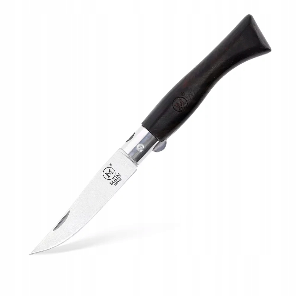 Nůž Main Knives Italian Line 10003 Trailing Point 440A Ebony Wood
