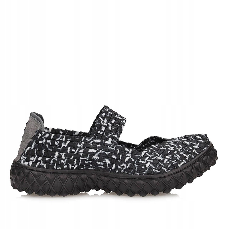 Pohodlné černé dámské polobotky Rock Over Black Stellar 032075