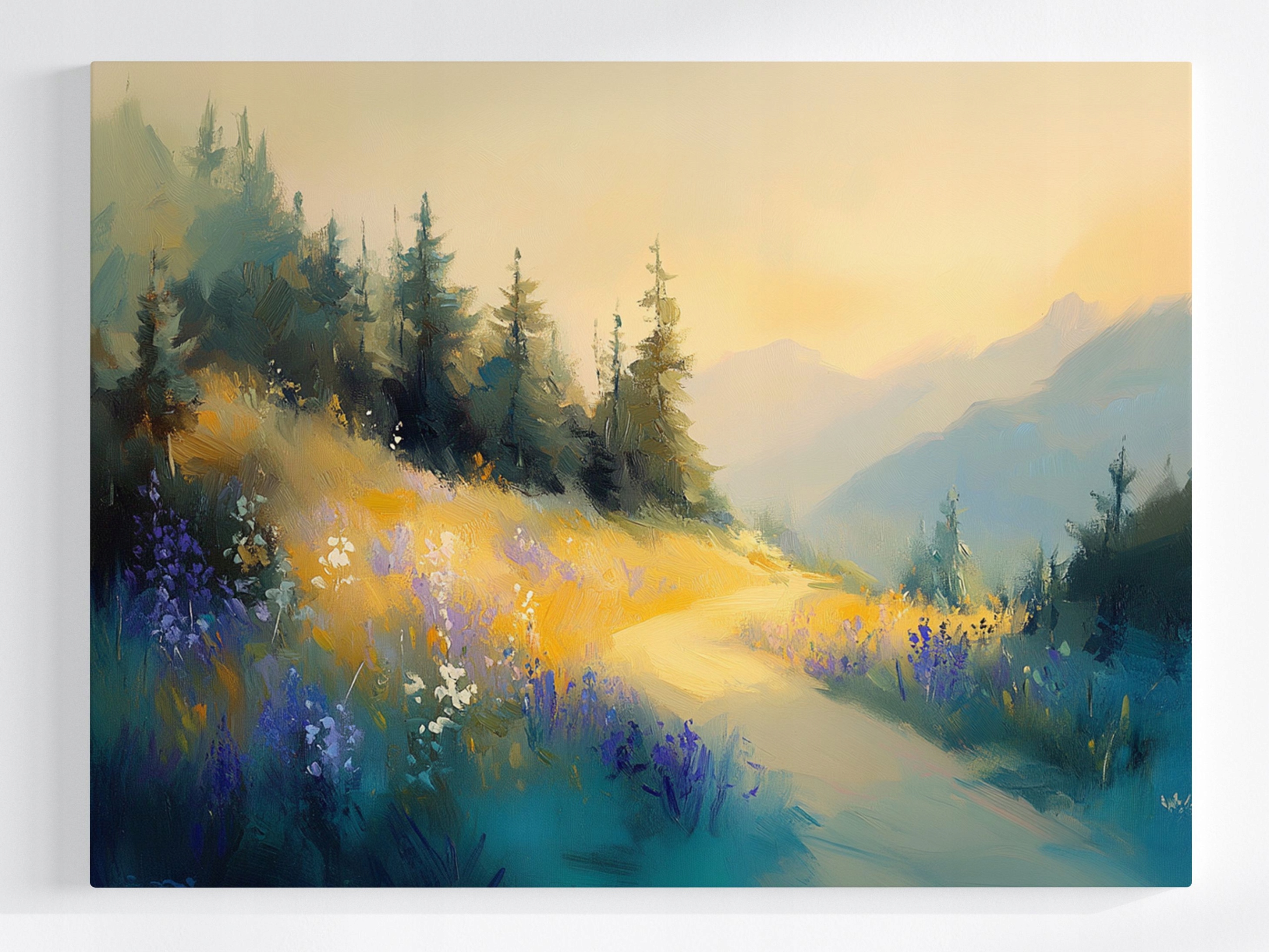 Obraz Na Plátně Canvas Krajina Hory Cesta Stezka 100x75