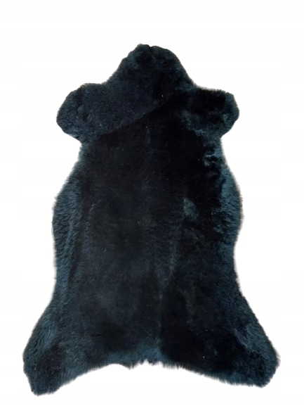 Čierna prírodná ovčia koža na motocykel Prírodná koža na sedlo