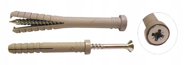 

Kołek / Kołki rozporowe wbijane cylindryczne 8x60