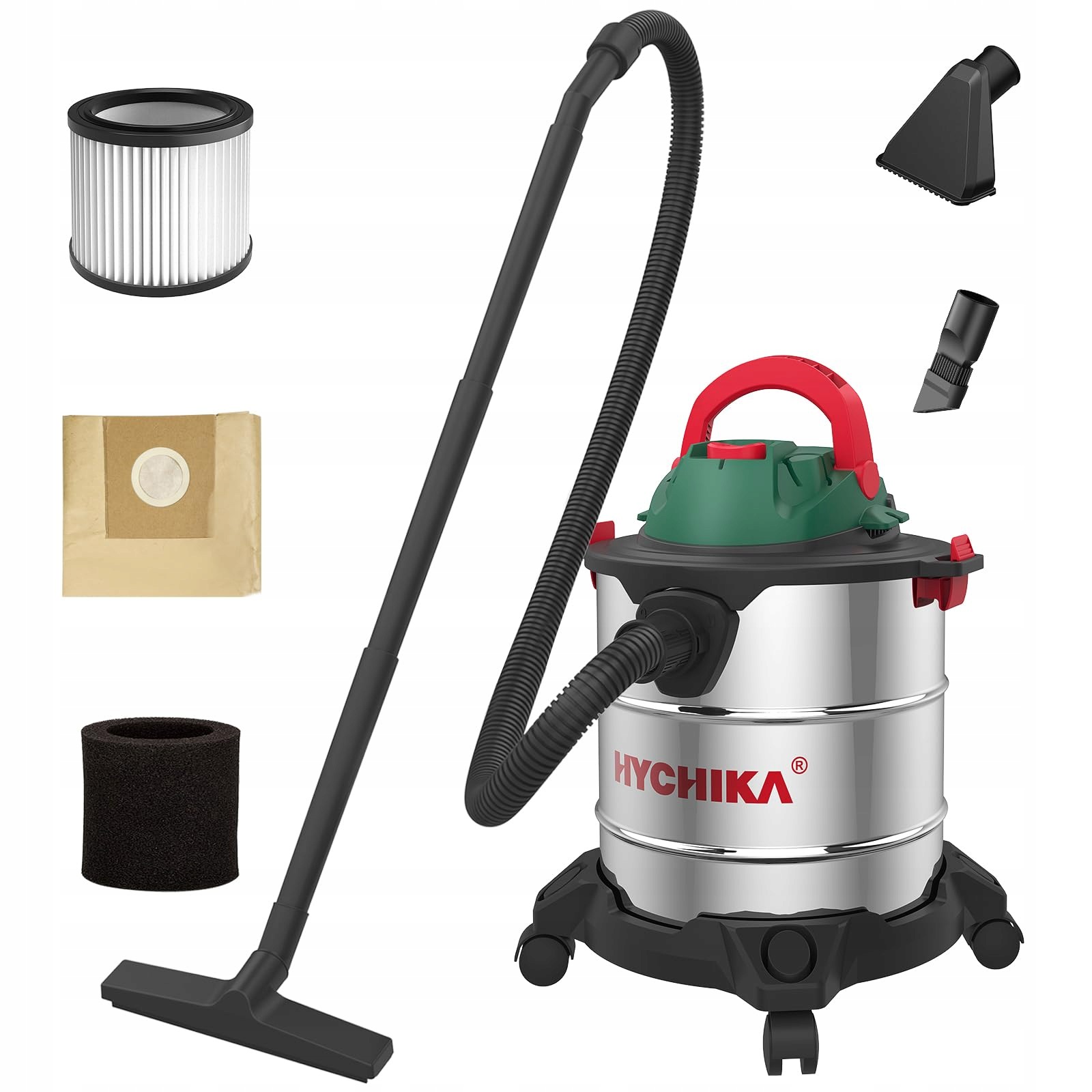 Mokrý a suchý vysavač Hychika, 1200W, 20l, s Hepa filtrem