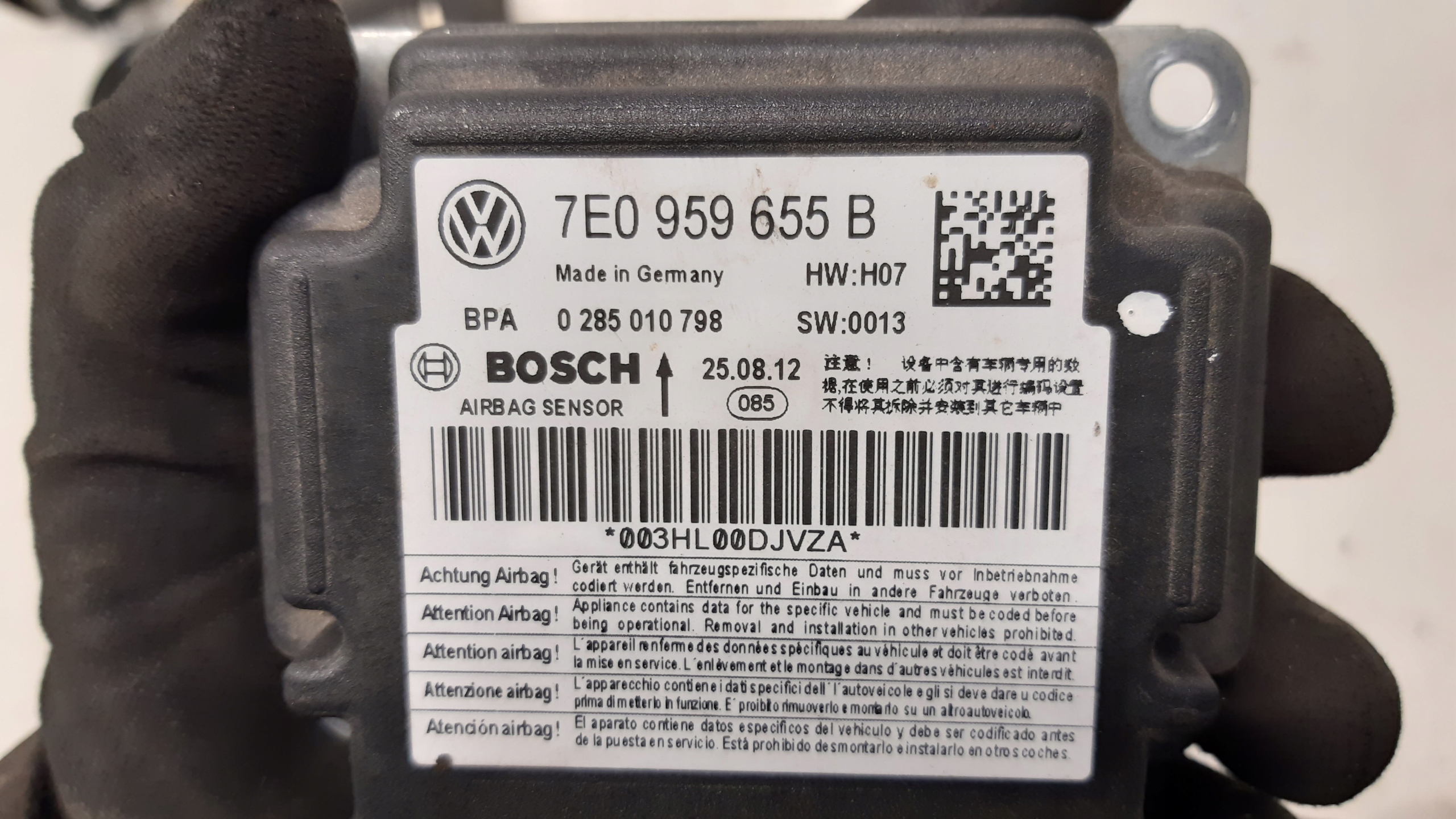 module airbag 7E0959655B VW Caddy