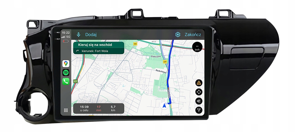 Toyota Hilux Rádio Navigace Android TS20 12GB/256GB 2K Qled