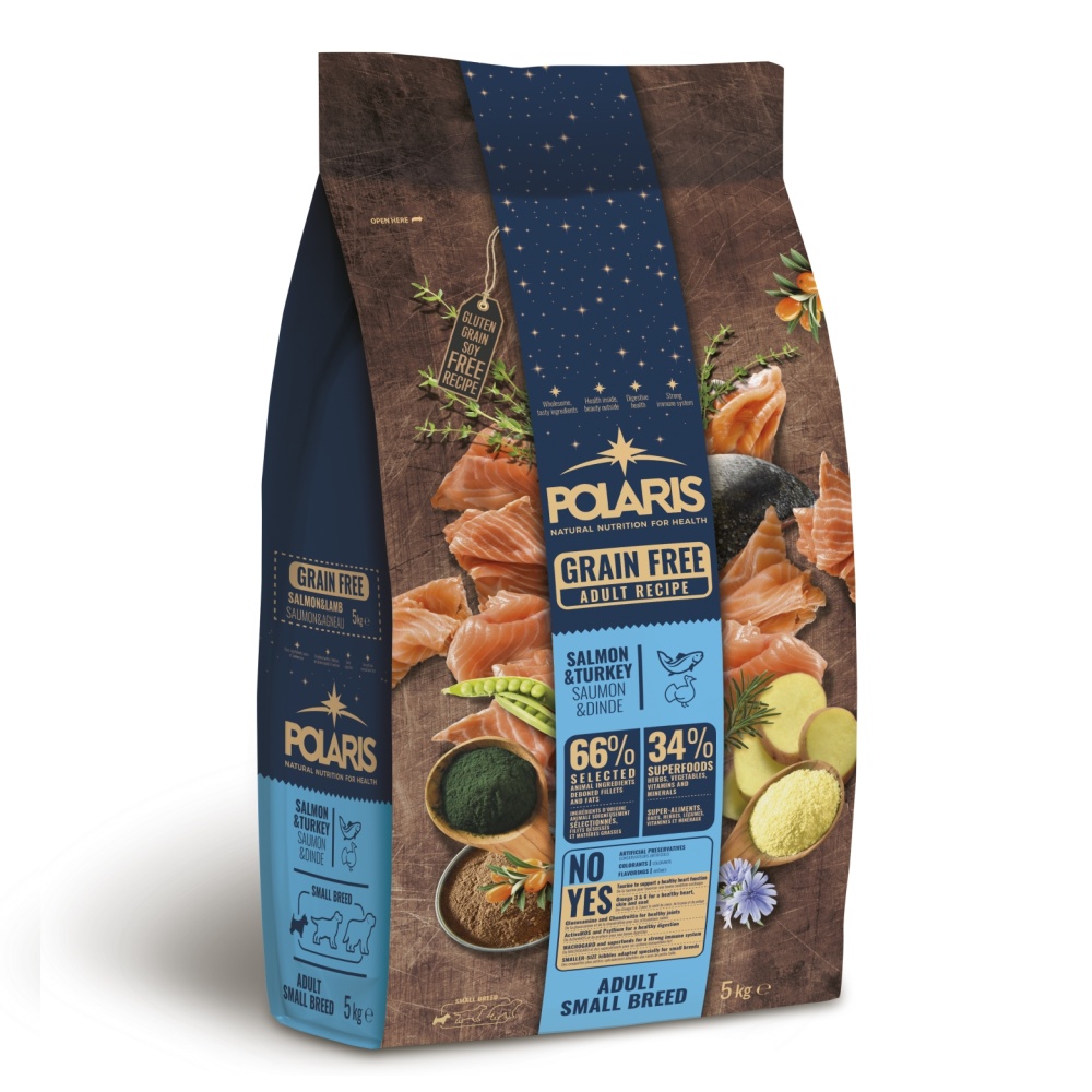 Levně Polaris Dog Adult Small losos &amp; krůta Gf 5 kg
