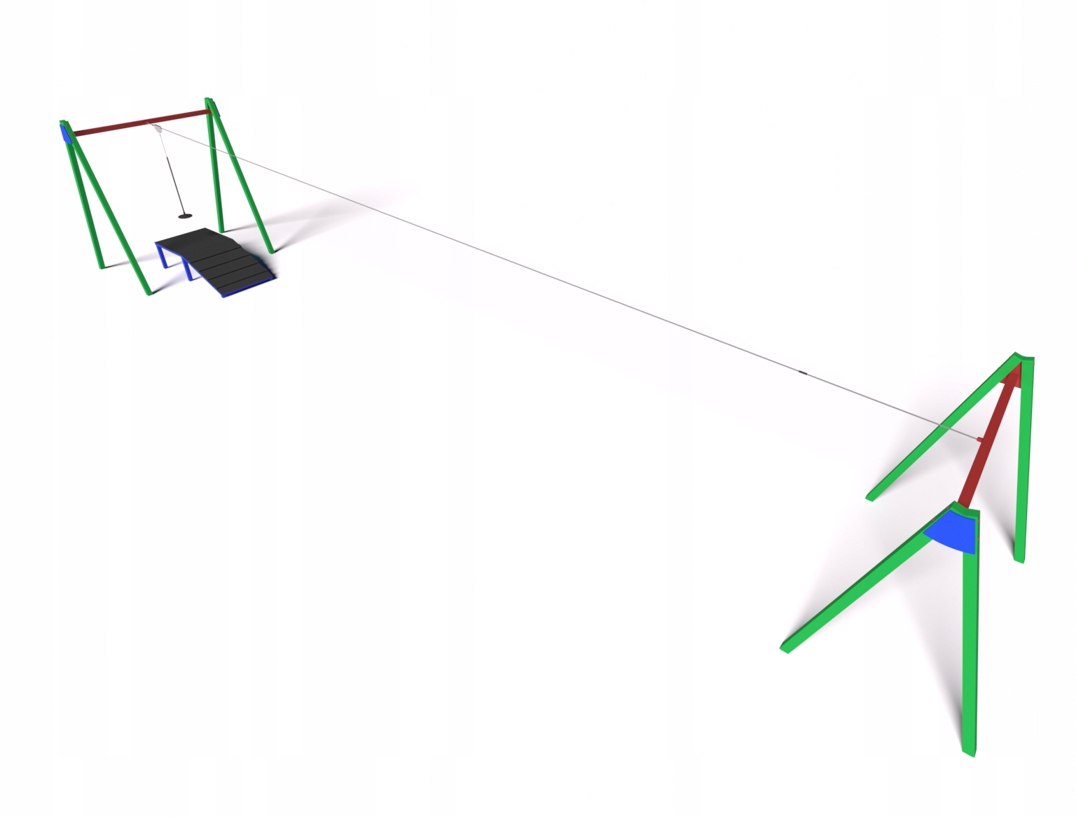 Zjazd linowy tyrolka z ATESTEM