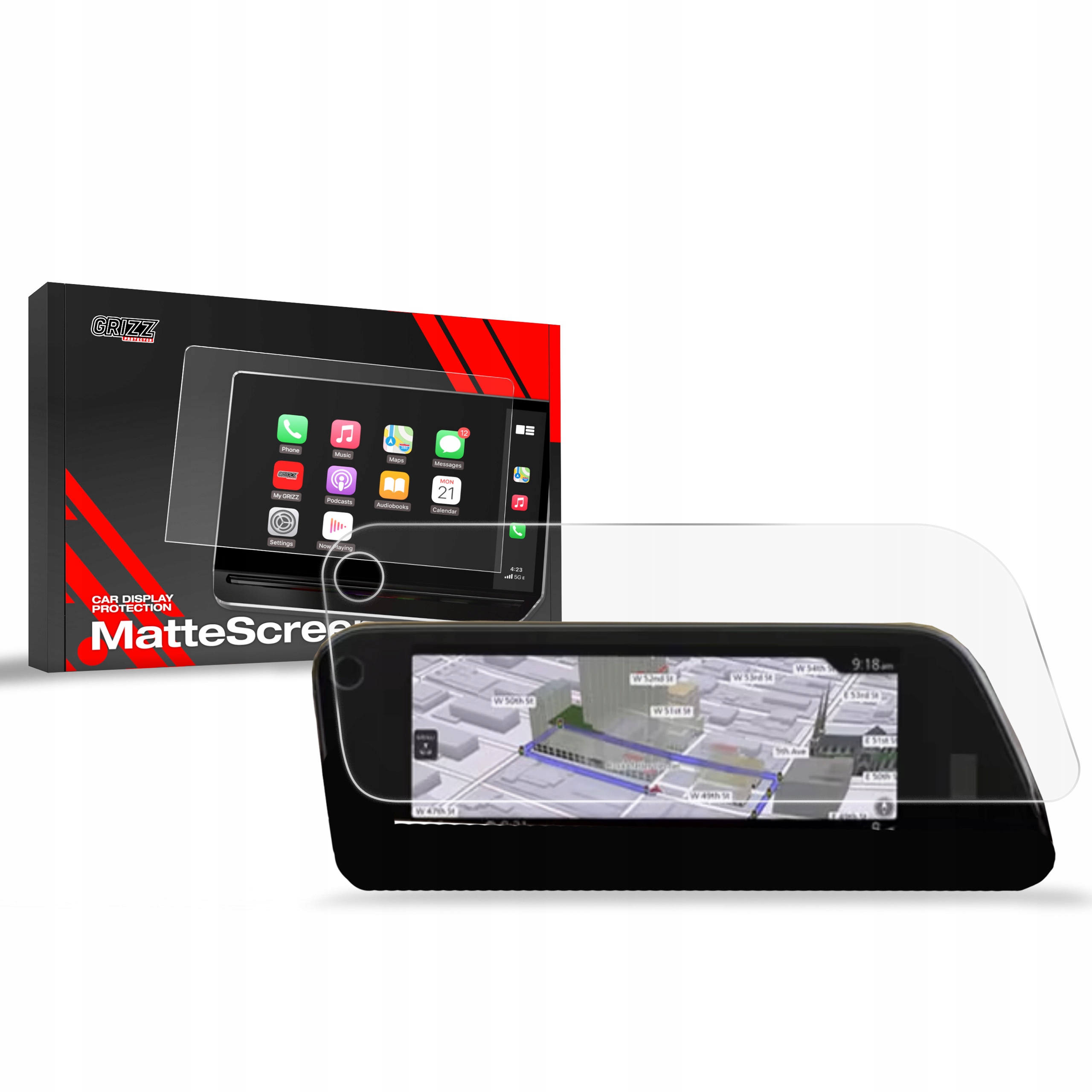 Ochranná fólie displeje (matná), Mazda CX30, 2019- , Display 8,8"