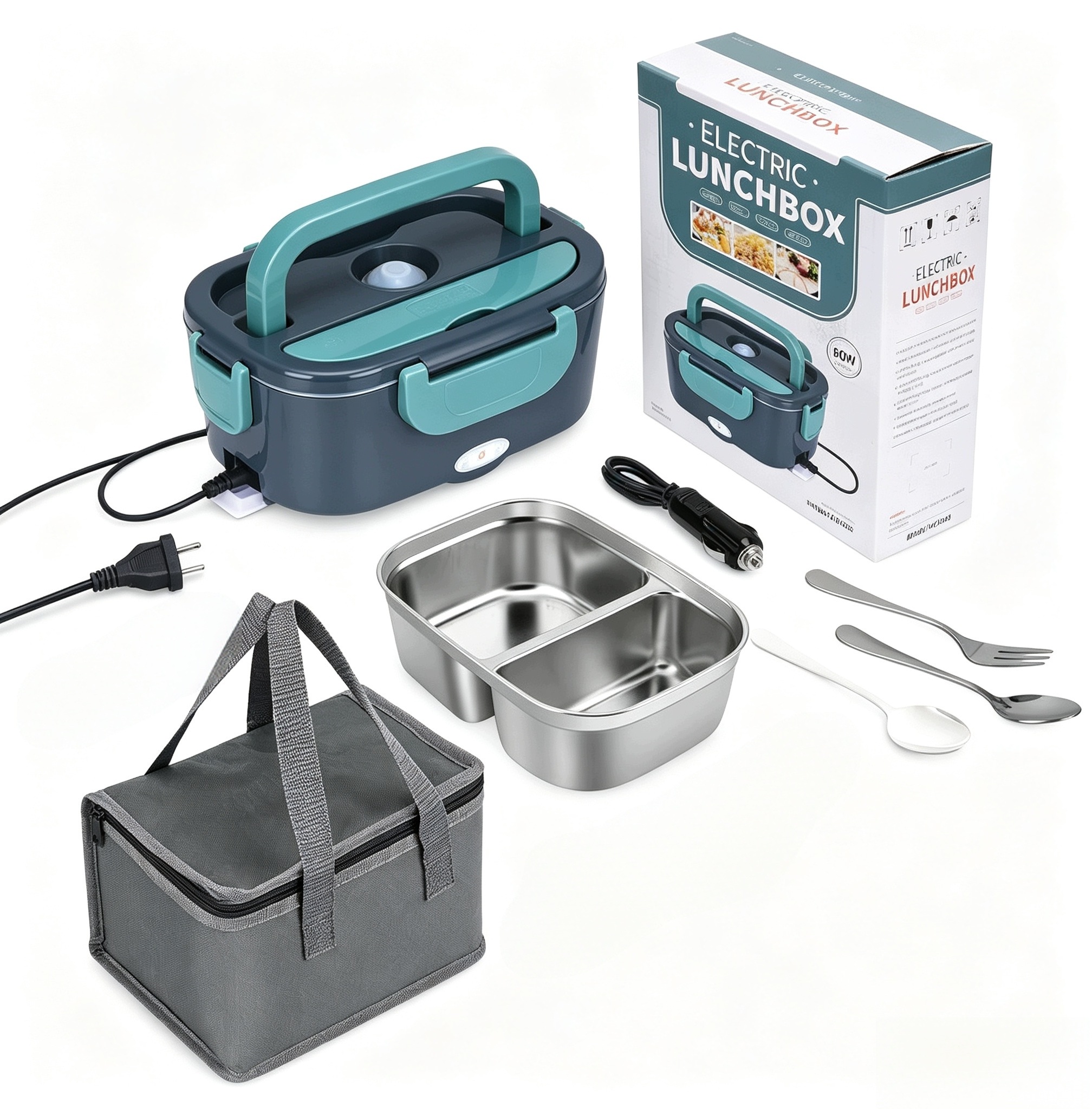 Elektrický Obědový Box Ohřívač Oběda 12/24V LunchBox