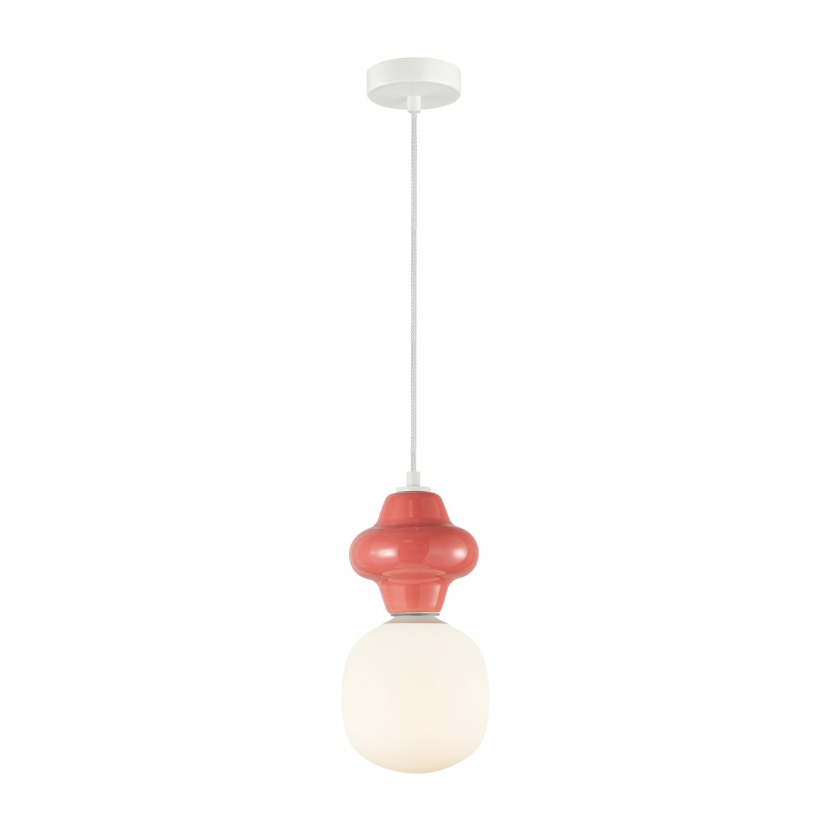 Závesná lampa červená 40W E14 IP20 Keramický kovový vymeniteľný zdroj Italux