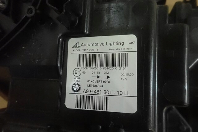 LAMPA LEWA LEWY FULL LED LASER BMW X7 G07 Producent części BMW OE