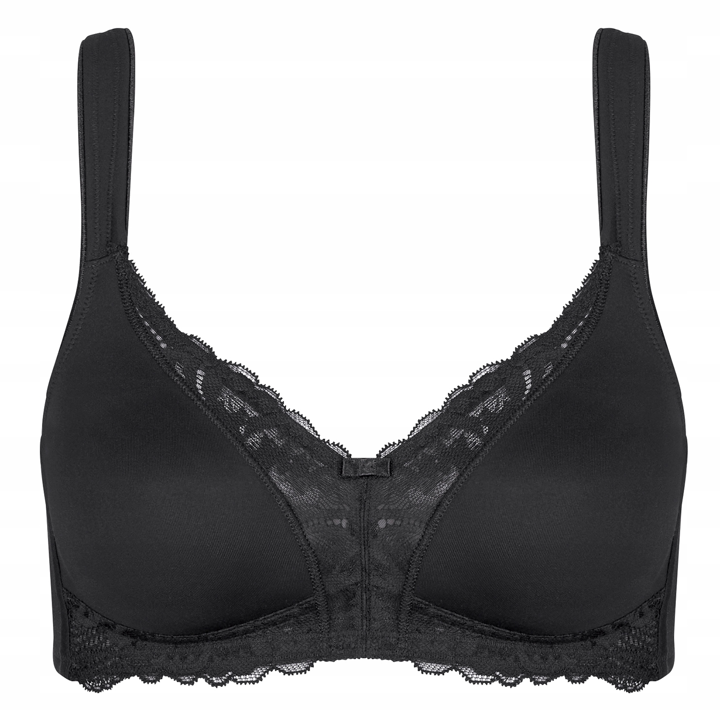 Triumph měkká černá podprsenka Modern Lace Cotton N, velikost 80C