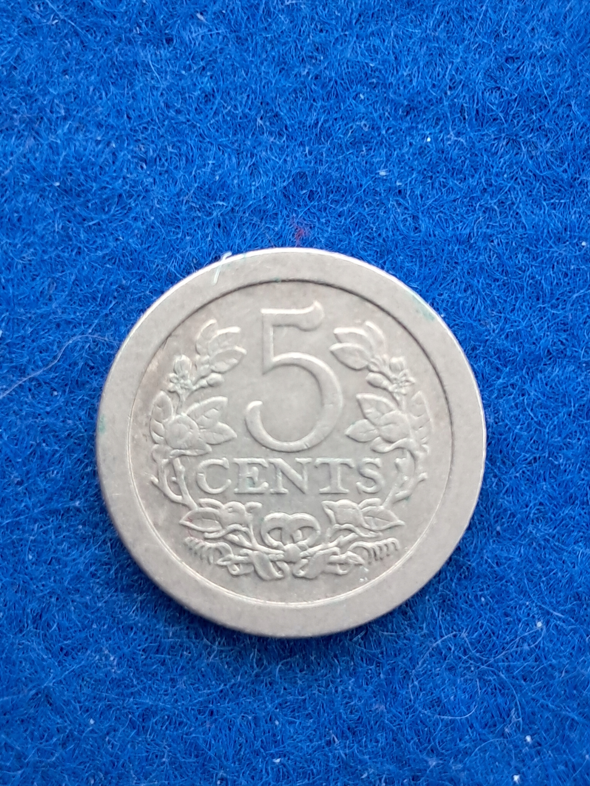 Holandia, 5 centów 1909 (R10)