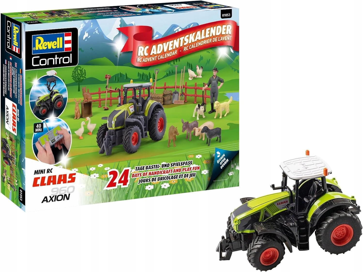 Claas Axion – Adventní kalendář s traktorem Rc 40 MHz