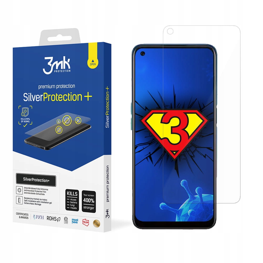 

Folia ochronna do Oppo A54 4G 3mk Silver+