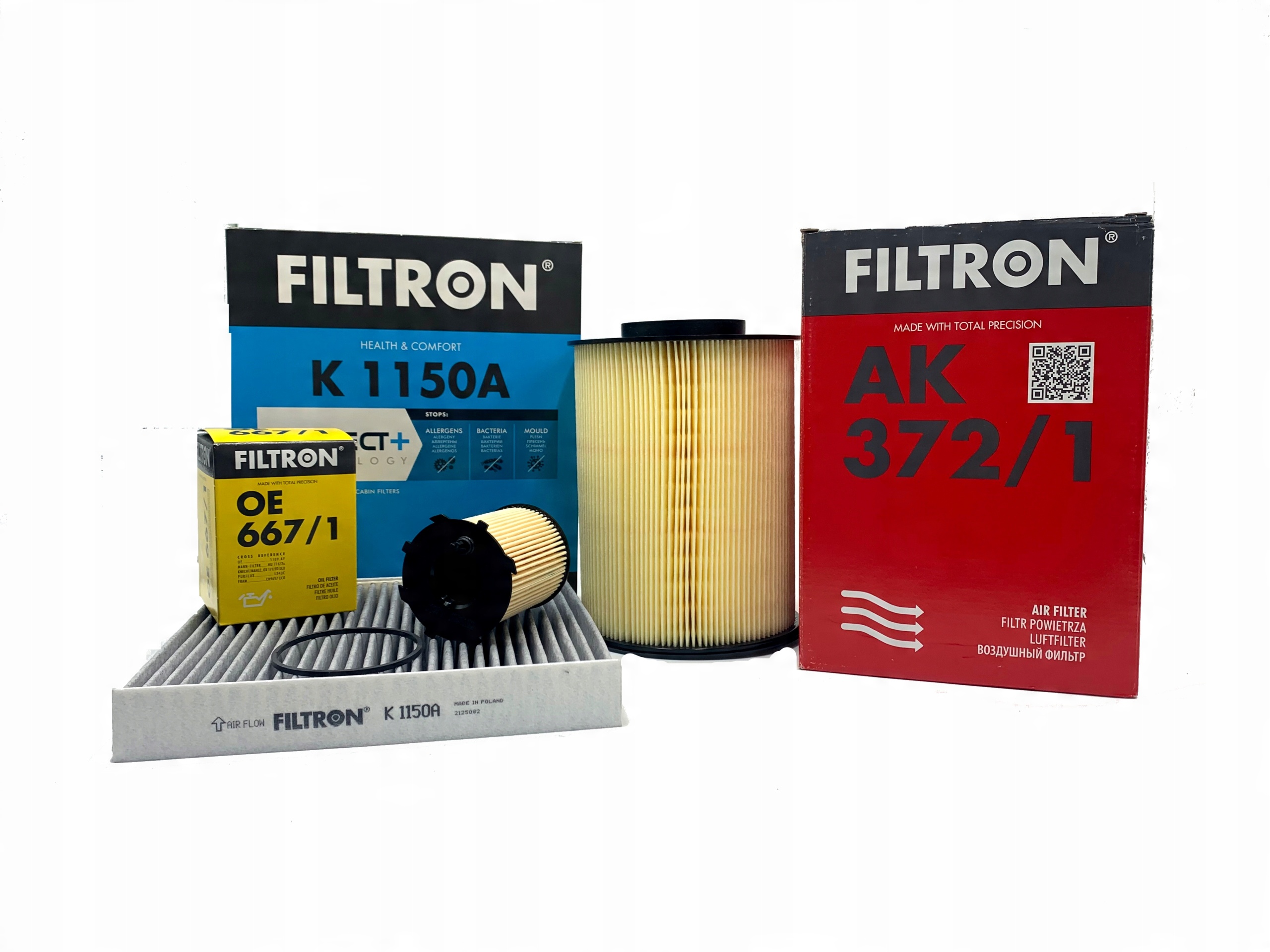 

Zestaw Filtrów Filtron Ford Focus MK2 1.6TDCI