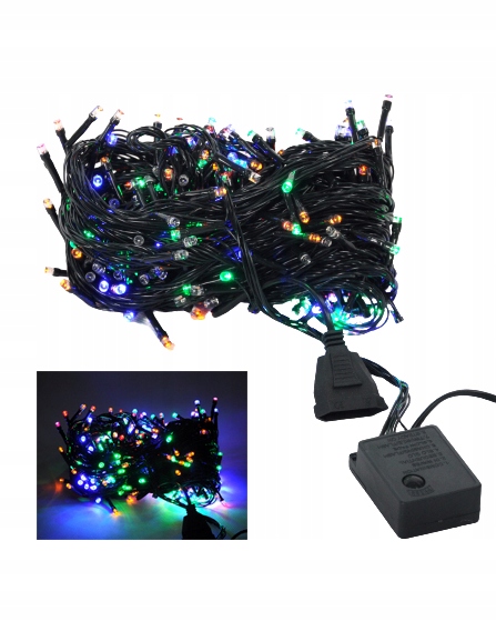 

Lampki Choinkowe 300LED Zewnętrzne Kolorowe N