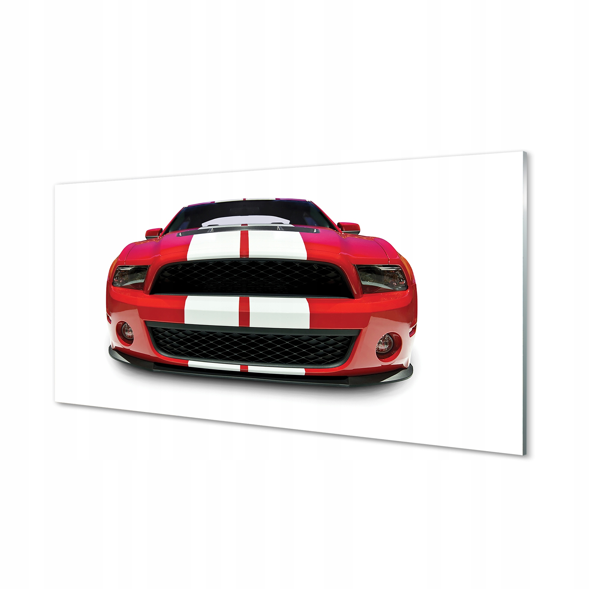 Obraz na skle Sportovní auto červené 140x70 cm