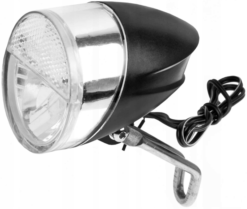 LAMPA PRZEDNIA JY-7006 LED DYNAMO PRĄDNICA 30LUX