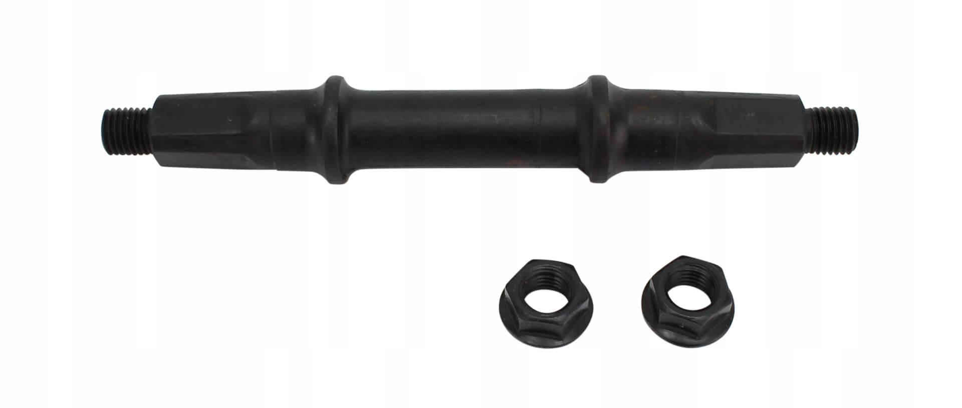 Oś suportu na kwadrat 5R 131mm nakrętki, 34774