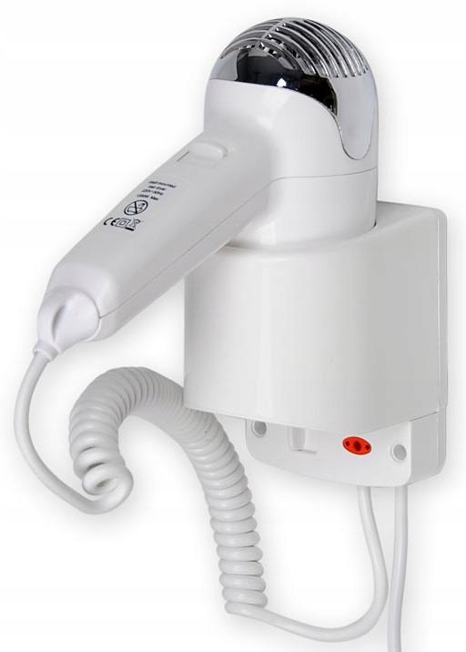 Suszarka hotelowa do włosów ścienna 1400W Warmtec P3 Prestige