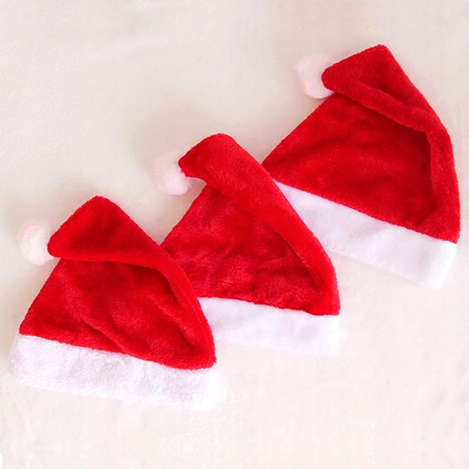 CZAPKA MIKOŁAJA ŚWIĄTECZNA MIKOŁAJKI PRZEBRANIE STRÓJ PLUSZOWA Waga produktu z opakowaniem jednostkowym 0.01 kg