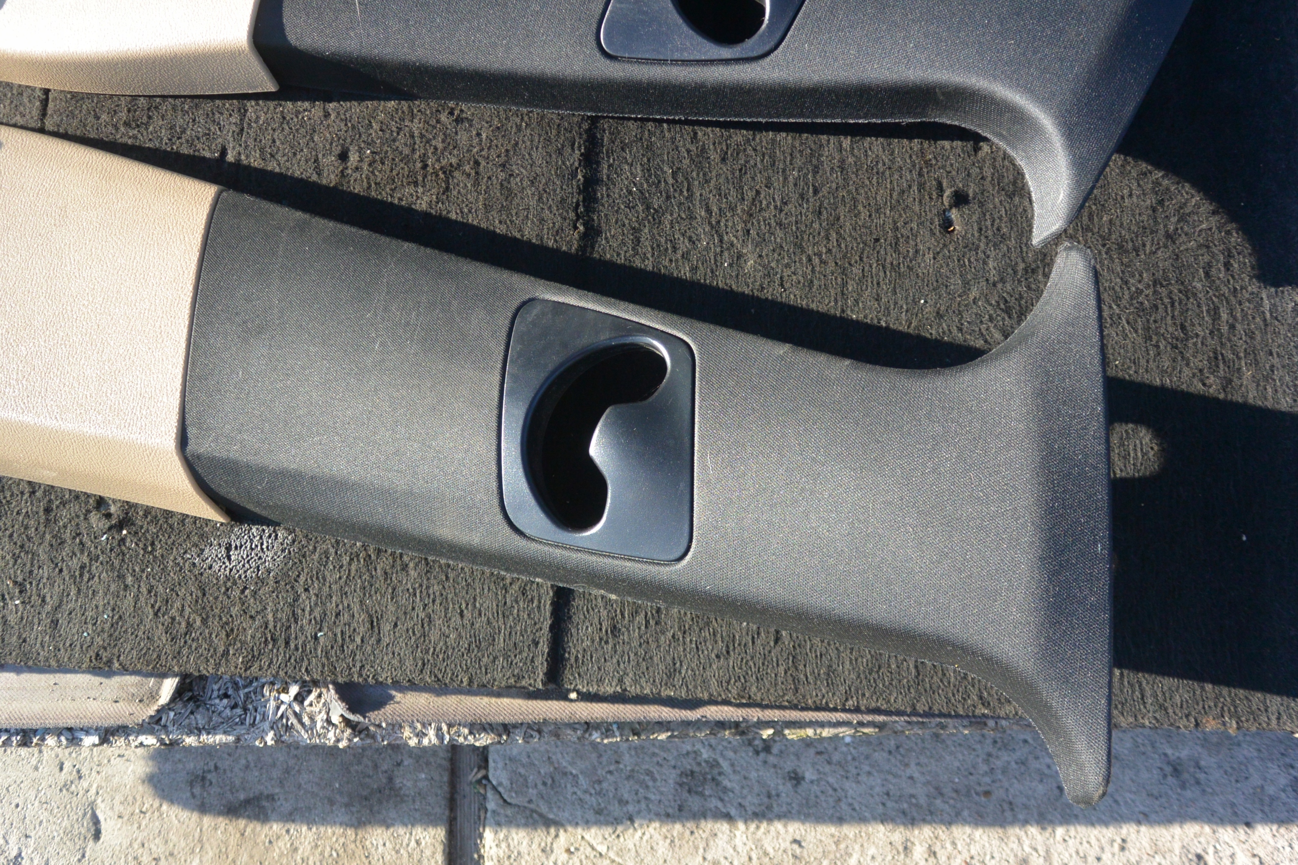 cover SLUPKA central right left KPL beige without BMW X5 E70
