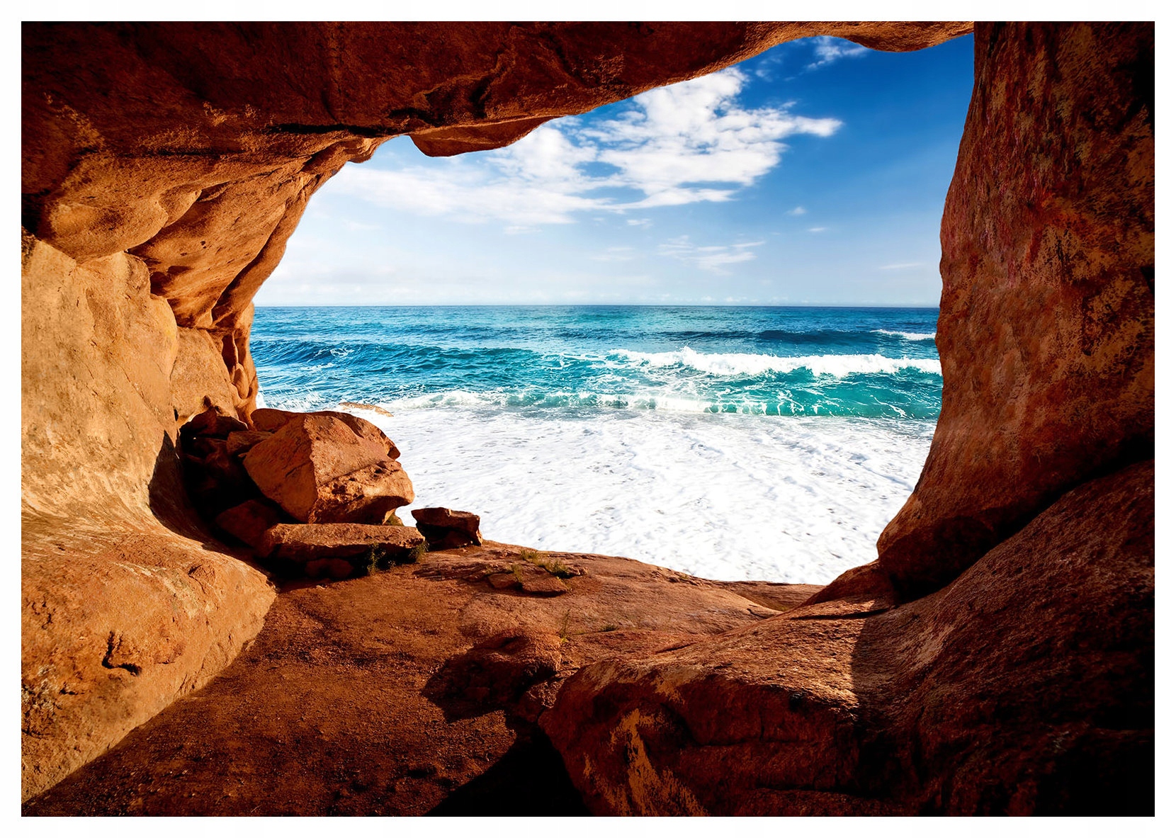 Fototapeta Morská lagúna výhľad oceán relax príroda vinyl 208x146 3D lepidlo