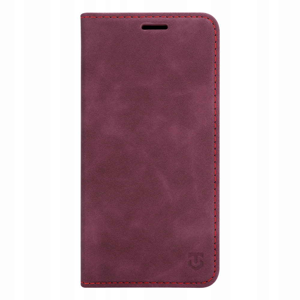 Taktyczne etui Xproof do Samsung Galaxy A57, otwierane na bok, kolor bordowy