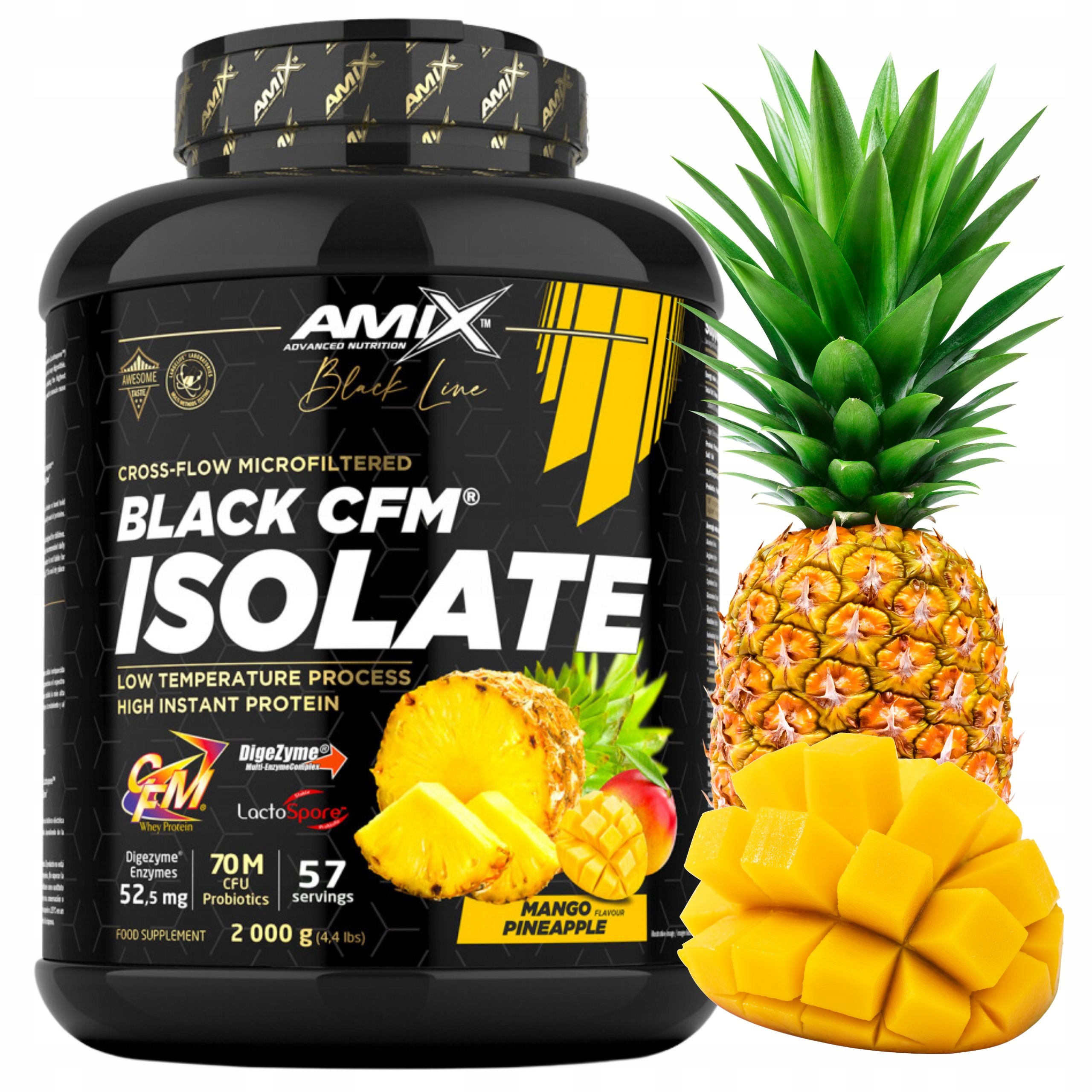 Protein Trávicí enzymy Proteinový izolát Protein Wpi Ananas-Mango Cfm Amix 2 kg
